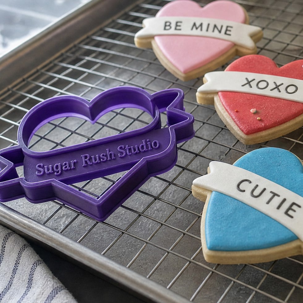 Customized cookie cutters for bakeries and cookie studios