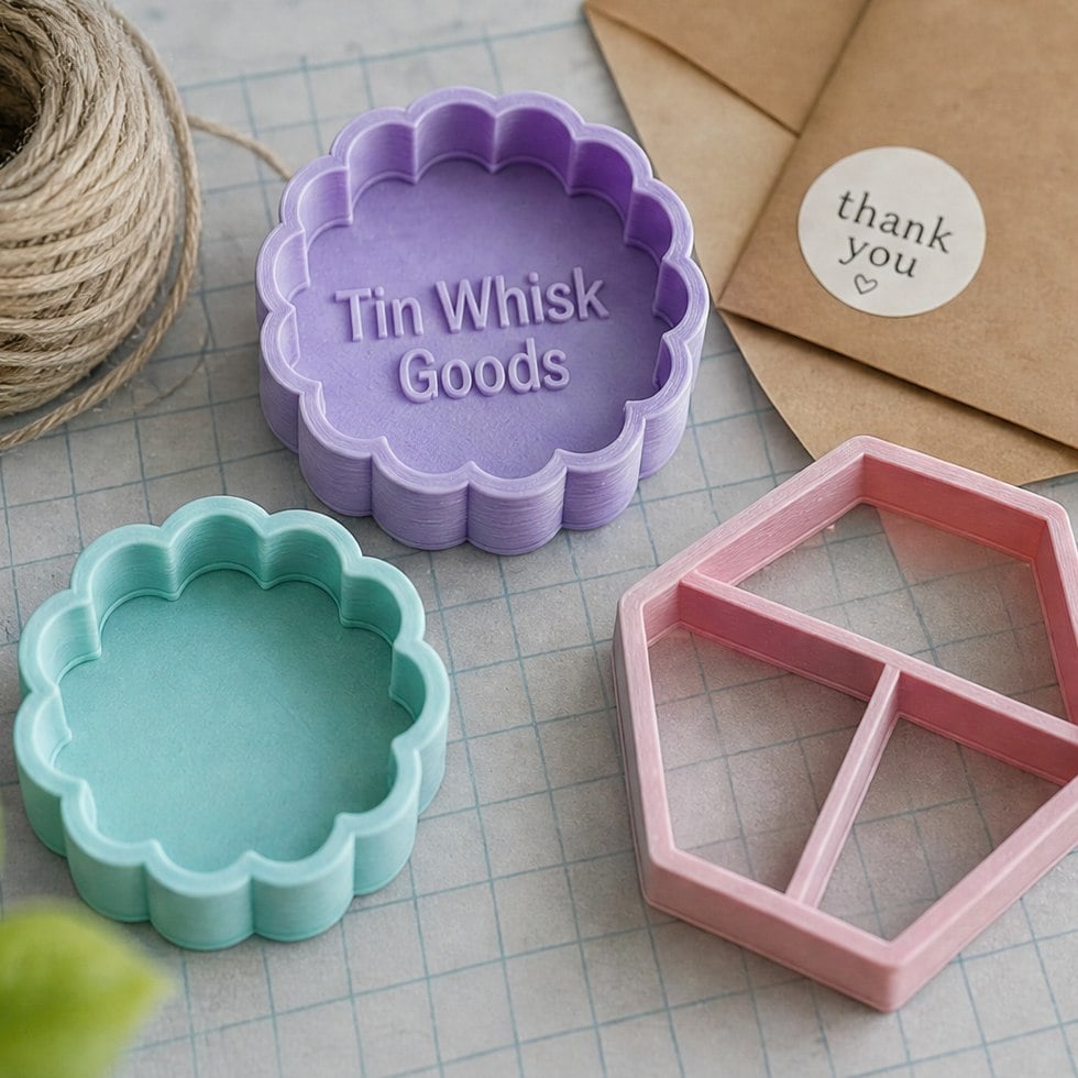 Customized cookie cutters for makers and Etsy sellers